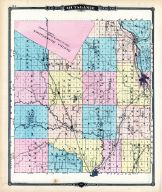 Otagamie County Map, Wisconsin State Atlas 1878